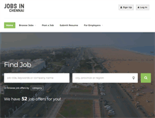 Tablet Screenshot of jobsinchennai.co.in